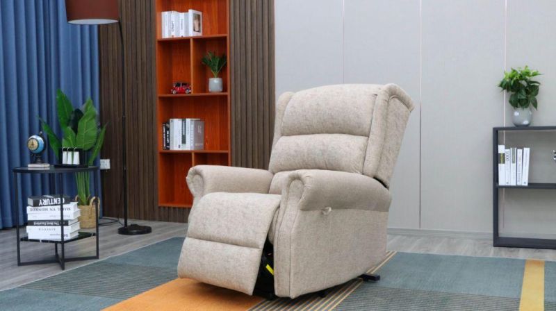 Jky Furniture Chenille Power Electric Assist Lift Recliner Chair Reclining with Massage Function and for The Elderly