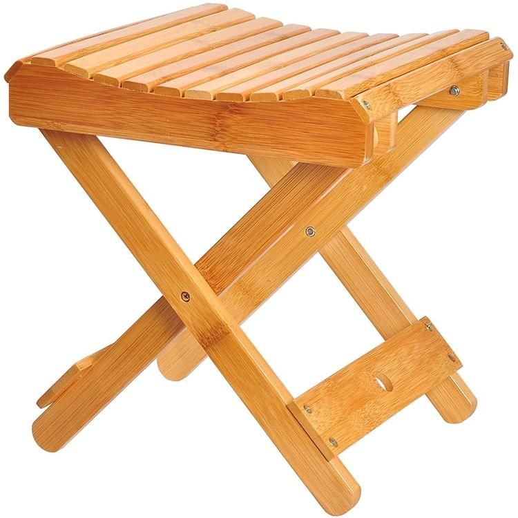 Portable Bamboo Folding Chair Bamboo for Easy Storage