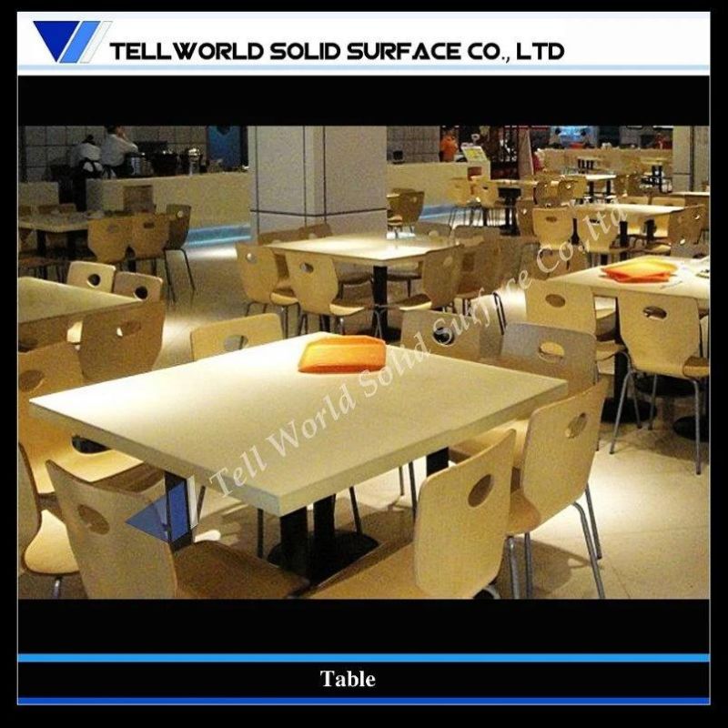Commercial Restaurant Table Designed for Cafe, Snack Bar, Cantine