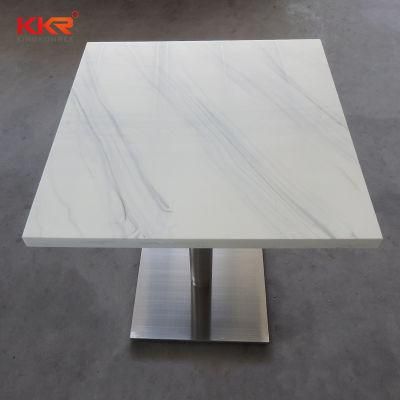 Artificial Stone Solid Surface White Coffee Table