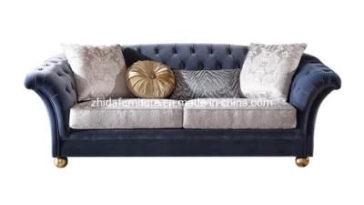 European Style French Royal Fabric Antique Sofa