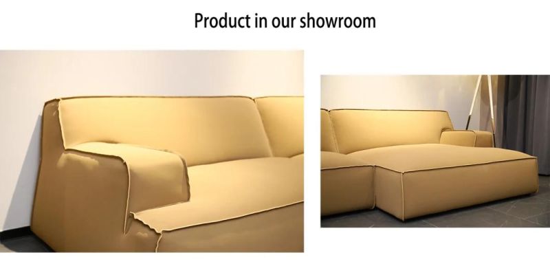 New Design Modern Wholesale Living Room Home Furniture Popular Decor Modular Sectional Leather Sofa for Apartment