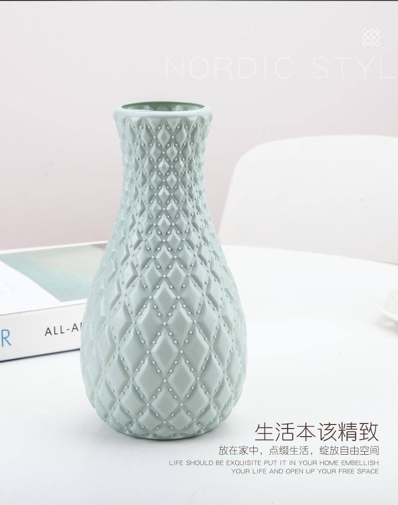 Inno-As012 Nordic Imitation Glaze Vase for Home Use