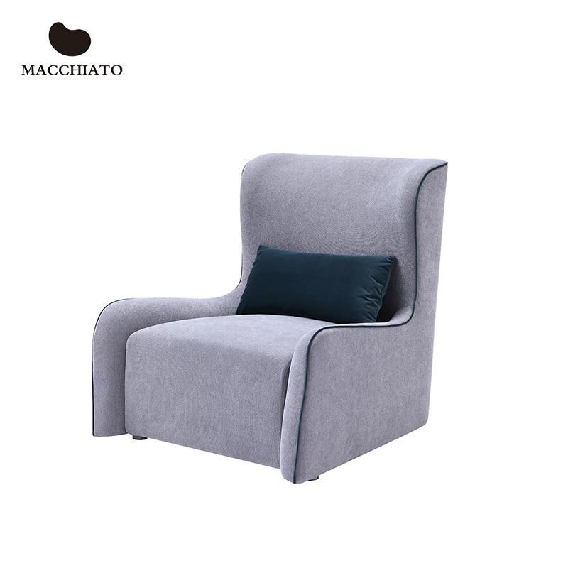 High-End Villa Use Sofa 3+2+1 High Backrest Leisure Relaxing Sofa Couch with Good Smell Feather Down Cushions