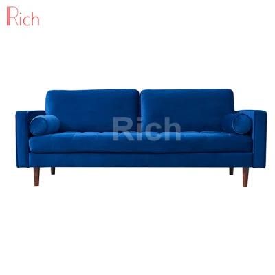 European Style Living Room Modern Furniture Wooden Frame Sofa