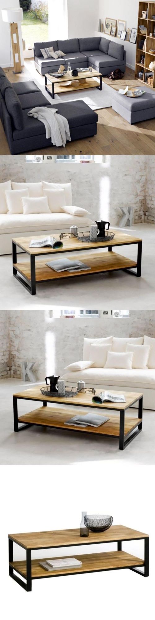 Popular Modern  Design Melamine Laminated Wooden Big Side Coffee Table