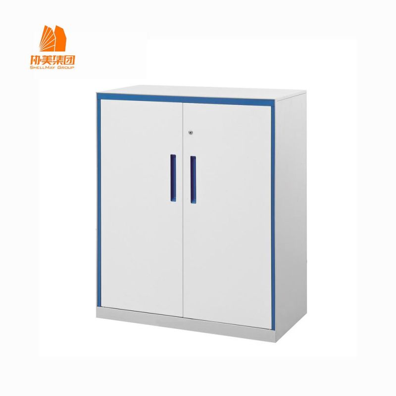 2 Door Glass Swing Door Storage Filing Cabinet.