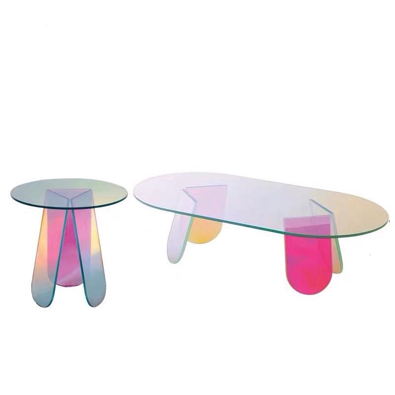 Creative Dazzling Coffee Table Light Luxury Acrylic Table