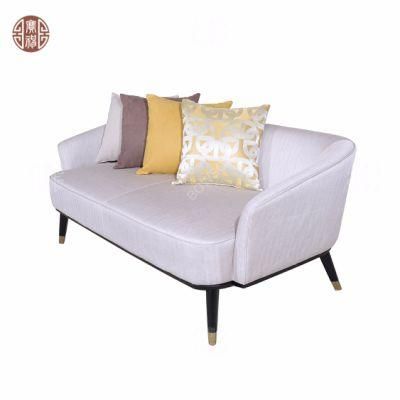 Hotel Furniture Suite Living Room Sofa with Metal Leg Cap