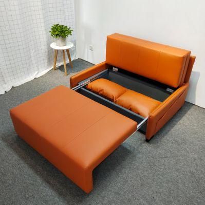 Nordic Simple Small Apartment Casual Leather Sofa Ins Wind Storage