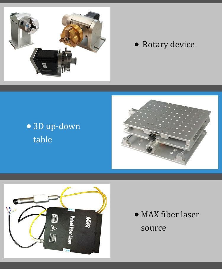 3D Fiber Laser Marking Machine for Deep Engraving and Marking High Precision