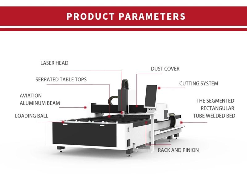 Laser Metal Cutting Machine Steel Cutting Machine Fiber Laser Cutter