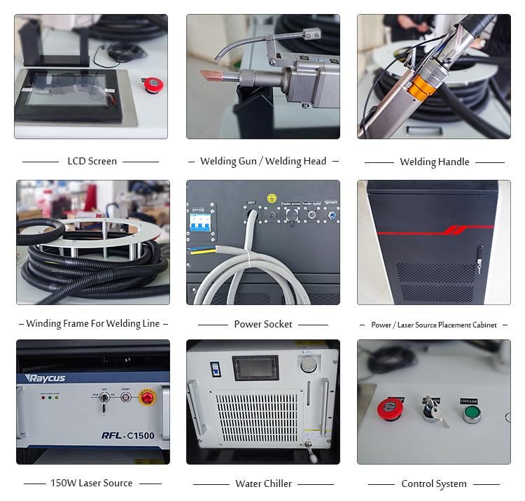 1000W 1500W Fiber Lase Welder Laser Welding Machine for Metal