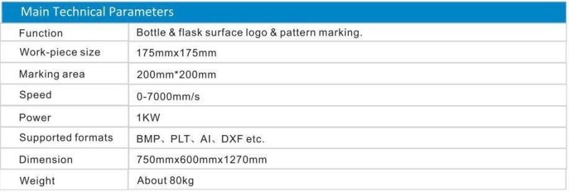 Sunglory CNC Kettle Making Machinery Surface Logo & Pattern Marking Bottle Marker Flask Laser Printer Logo UV Laser Marking Machines