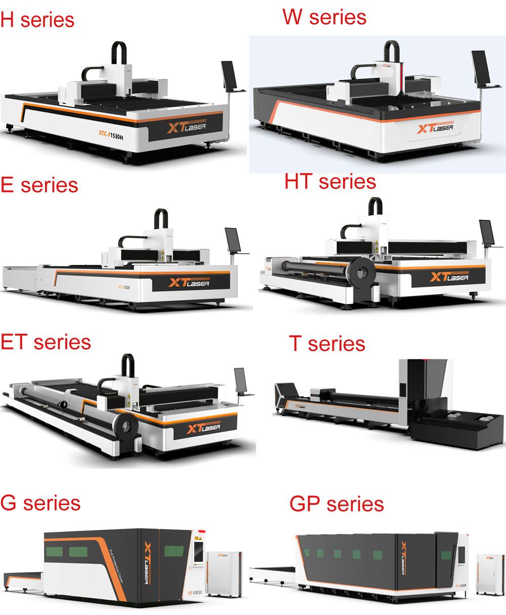 1500W 2000W 3kw 4kw Sheet Metal Steel Ss CS Fiber Laser Cutting Machine for Steel