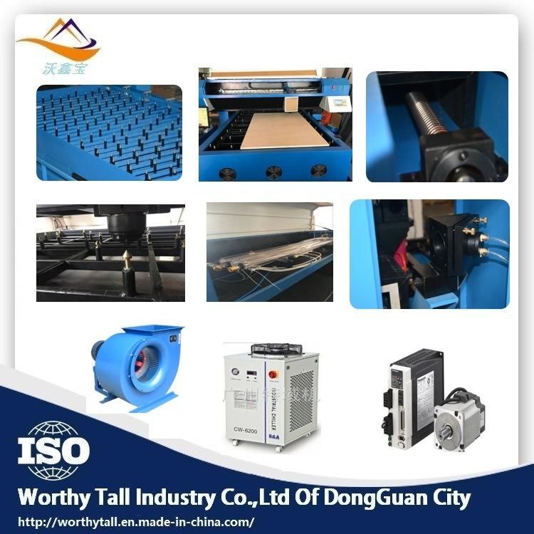 600W CO2 Flat Die Board Laser Cutting Machine