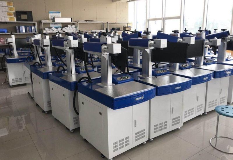 30W 20W 50W Metal Plastic Optical Fiber Laser Marking Machine