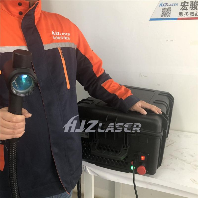 70W 100W 200W Handheld Laser Cleaning Rust Paint Removal Machine