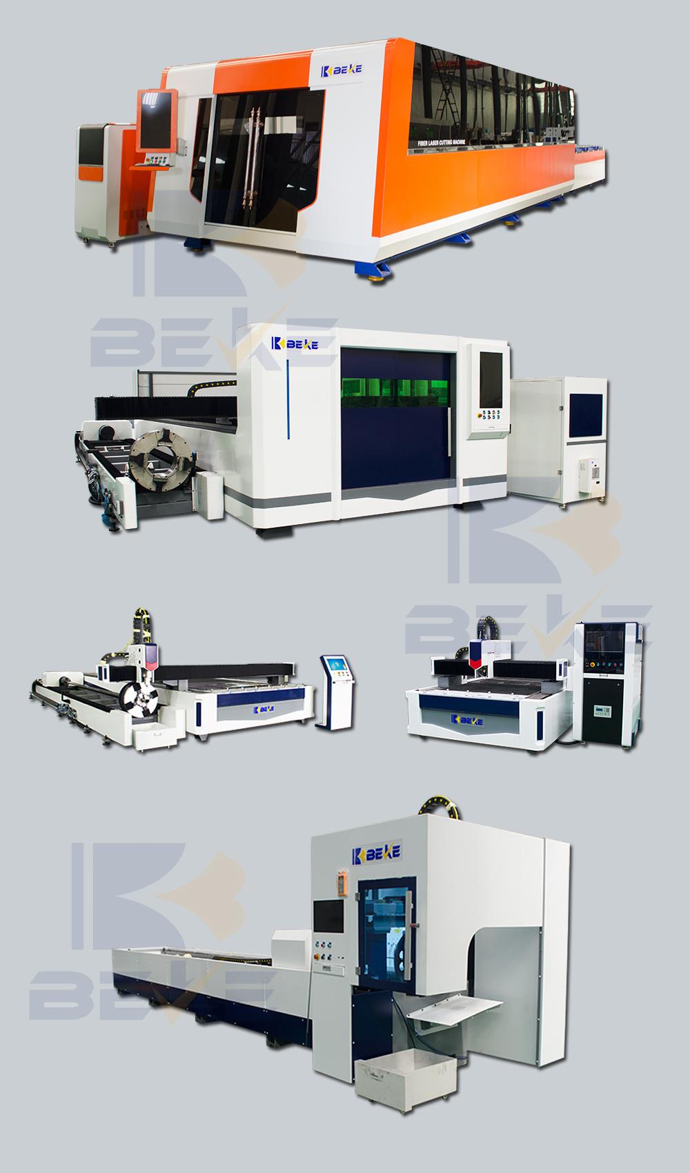 Double Workbench Closed Laser Stainless Steel Plate Cutting Machine for Sale