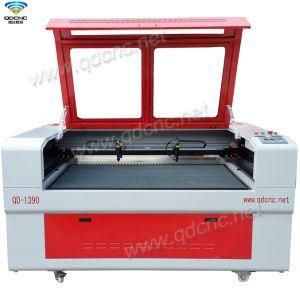 High Quality Dual Head CO2 Laser Cutting Machine with Stepper Motor Qd-1390 -2