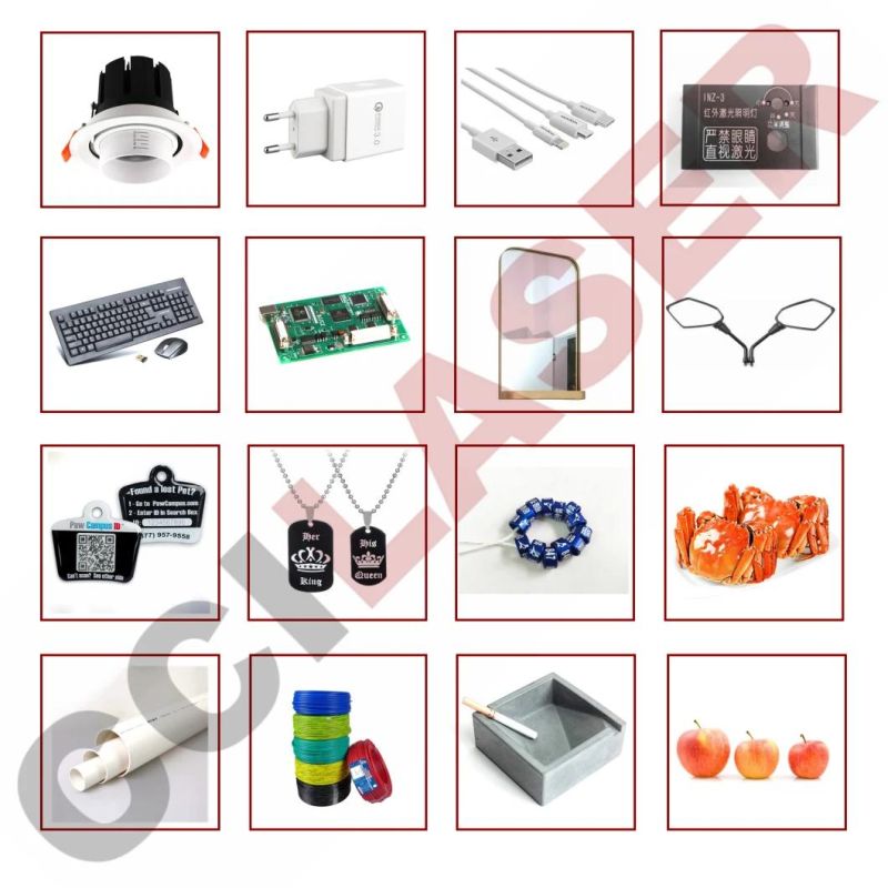 50W Ipg Fiber Laser Marking Machine Sliver Raycus Laser Source Jewelry Laser Cutting