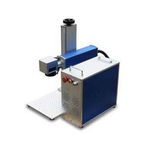 30W Small Split Type Optical Fiber Marking Machine Hardware Nameplate Metal Signs Laser Engraving Machine