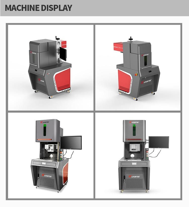 Enclosed Type 10W UV Laser Engraving Machine for Big Glass