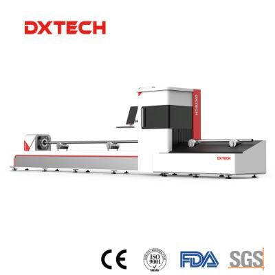 Factory 4000 W 5000 W Pipe Metal CNC Fiber Laser Cutting Machine Price Negotiable for Pipe Carbon Steel Stainless Steel Aluminum Brass