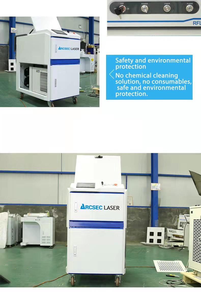 High Quality CNC Laser Cleaning Machine Rust Removal Equipment Price with CE FDA