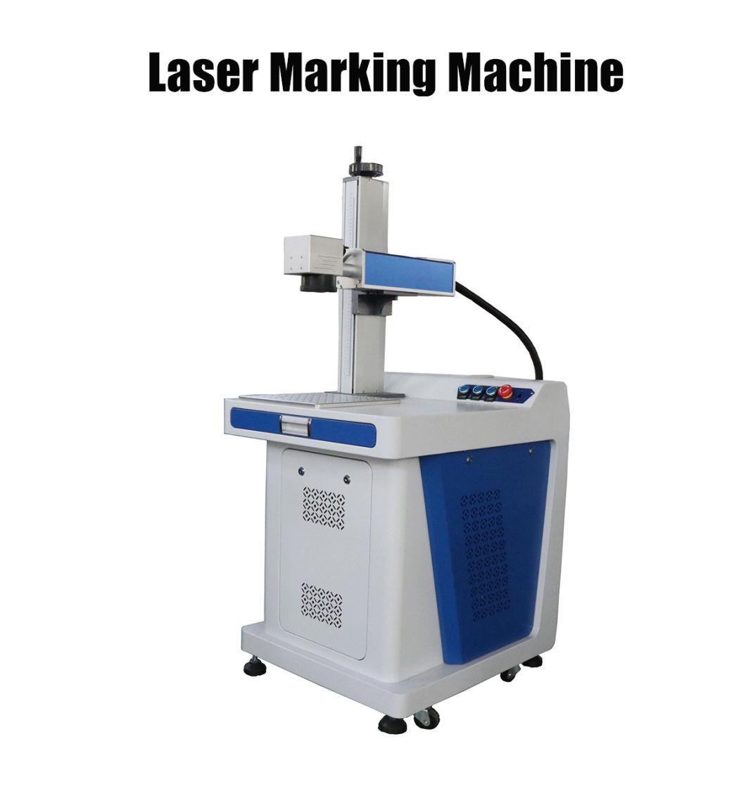 Fiber 3D Laser Marking Engraving Etching Machine with Rotary Devic