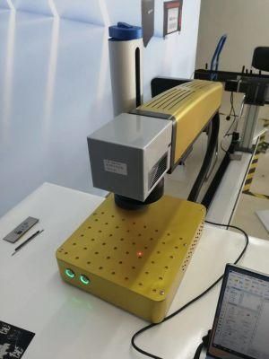 Security Seal 20W Portable Fiber Laser Marking Machine for Metal Engraving