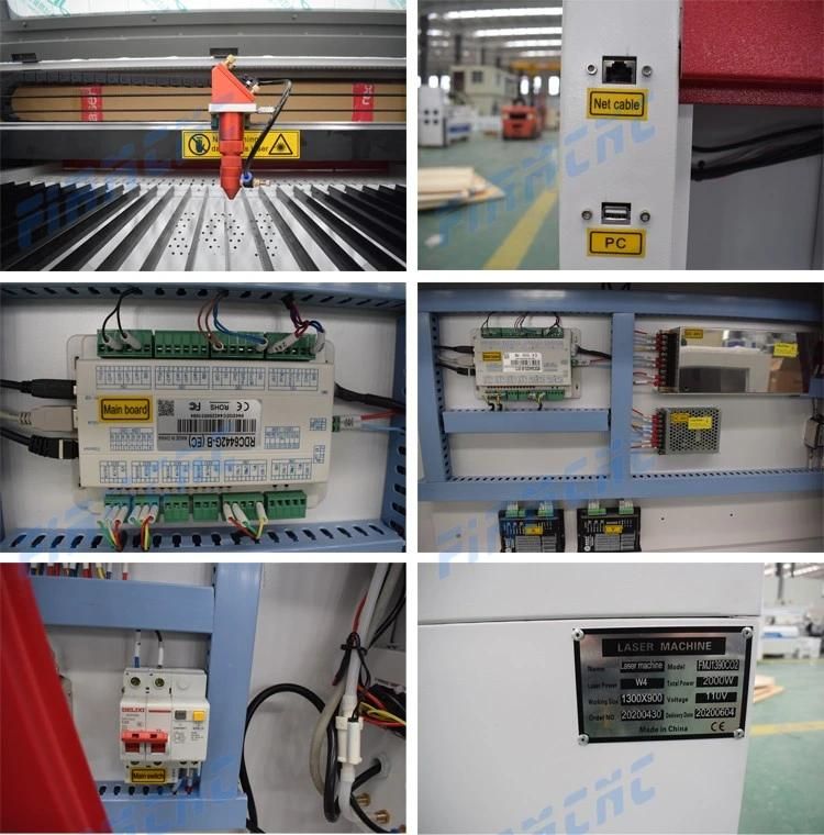 Ruida Controller 1300*900mm CO2 Laser Engraving Cutting Machine