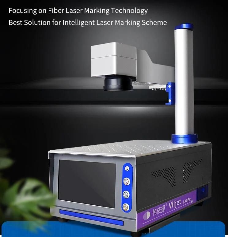 Mini Desktop 20W 30W 50W Jpt Fiber Laser Marking Machine for Dog Tag