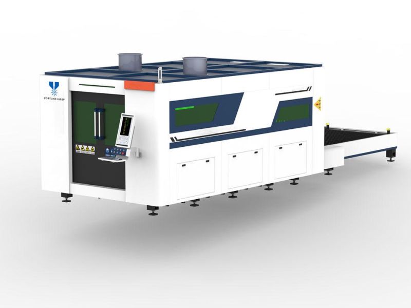 High Speed Auto Cutting High Precision Auto Focus Exchange Platform Fiber Laser Cutting Machine Metal Cutting with Cover3015 2000W3000W