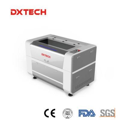 Dxtech 80W 100W 150W CO2 Laser Cutting Machine Double Heads Laser Cutter for Wood/Fabric/Plastic