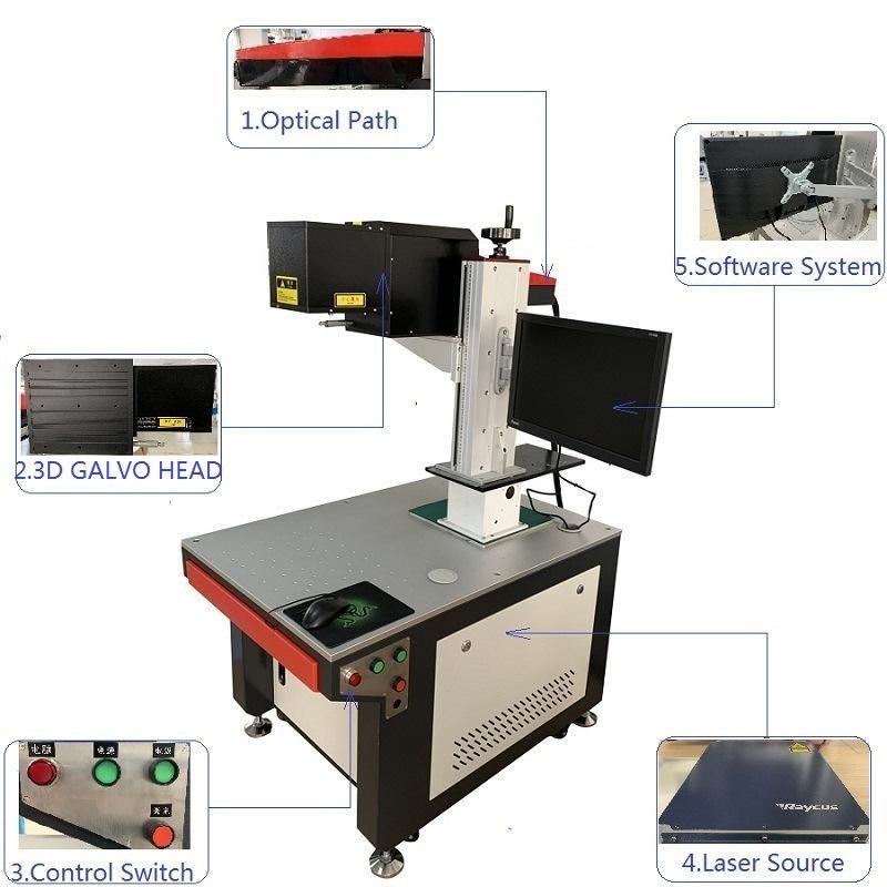 3D Laser Marking Machine Spherical Font Marking