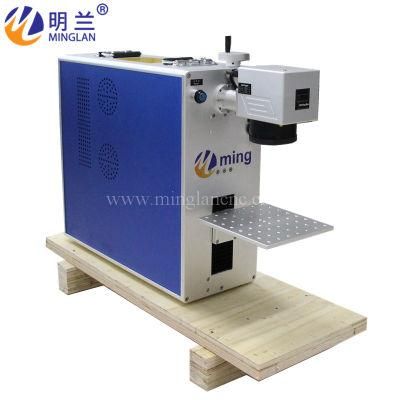 20W 30W 50W 100W Mopa Fiber Laser Marking Machine for Colorful Marking on Stainless Steel and Black Color on Oxided Aluiminum