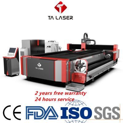 Easy to Operate Metal Steel CNC Fiber Laser Cutting Machine for Metal Cutting 1kw