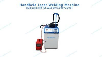 1500W Raycus Fiber Laser Source Metal Welder Portable Handheld Fiber Laser Welding Machine for Metal Stainless Steel Aluminum