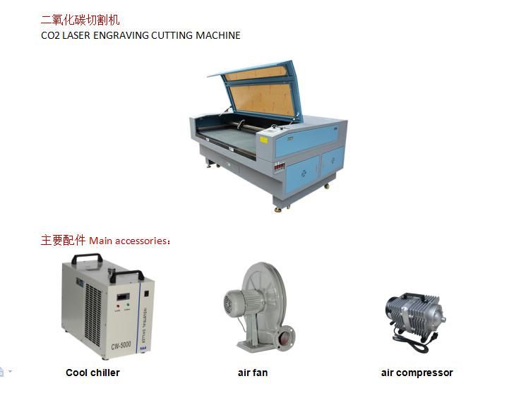 CO2 Laser Engraving Cutting Machine for Acrylic/Wood/Cloth/Leather/Plastic