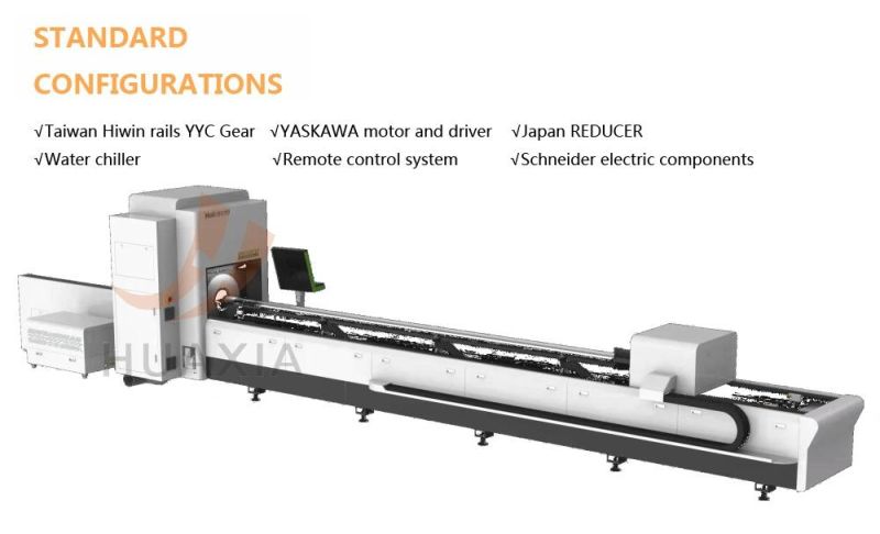 China Factory Competitive Price Round Tube/ Square Tube / Rectangular Tube CNC Fiber Laser Cutting Machine for Metal Pipe