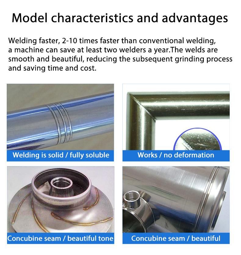 Copper Aluminum Stainless Steel Welder Handheld Optical Fiber Laser Welding Machine