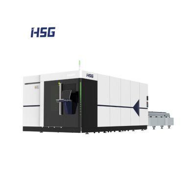 Hsg Affordable 6kw 8kw 10kw 10 Kw 12kw 8000W 10000W 12000W 20000W Ultra High Power Fiber Laser Cutting Machine for Metal Sheet