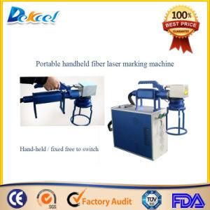 Raycus Handheld Fiber Laser Marking Engraving Machine Manufacture for Metal Nonmetal