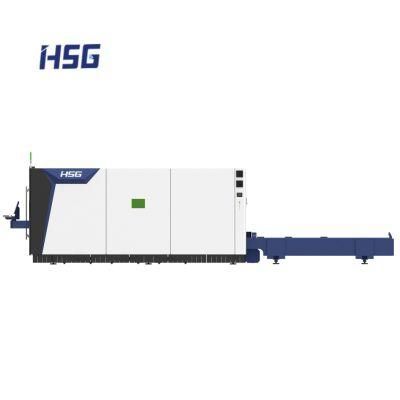 Double Platforms Metal Sheet Laser Cutting Equipment Factory Price