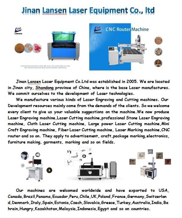 CE Approved 1490 Nonmetal Laser Engraving Cutting Machine for Sale