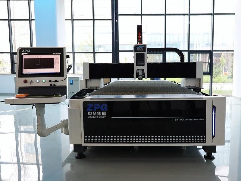 Industry 1530 CNC Metal Laser Cutter Equipment / Fiber Laser Cutting Machine for Carbon Stainless Steel Aluminum Brass Iron Sheet and Tube