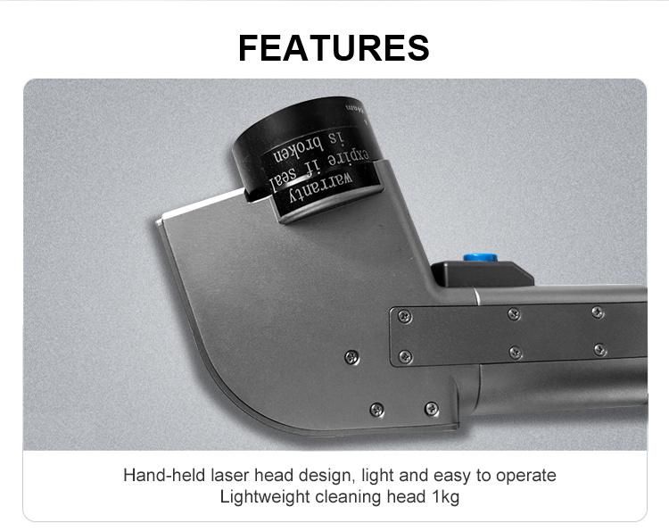1000W 1500W 2000W Metal Surface Removal Handheld Laser Cleaning Machine