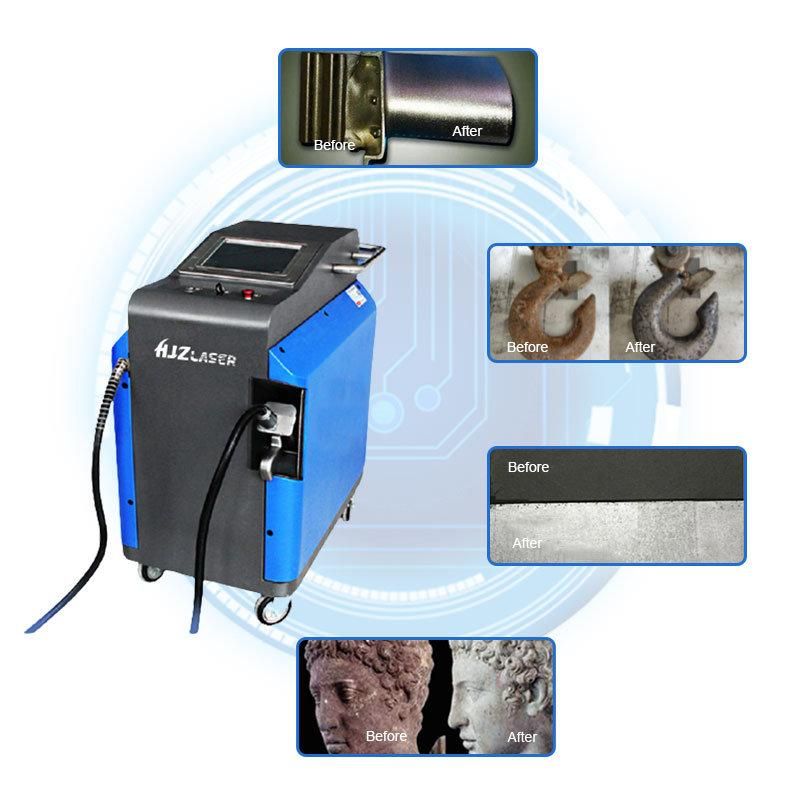 200W Automatic Laser Rust Remover Machine for Metal Cleaning Cleaner