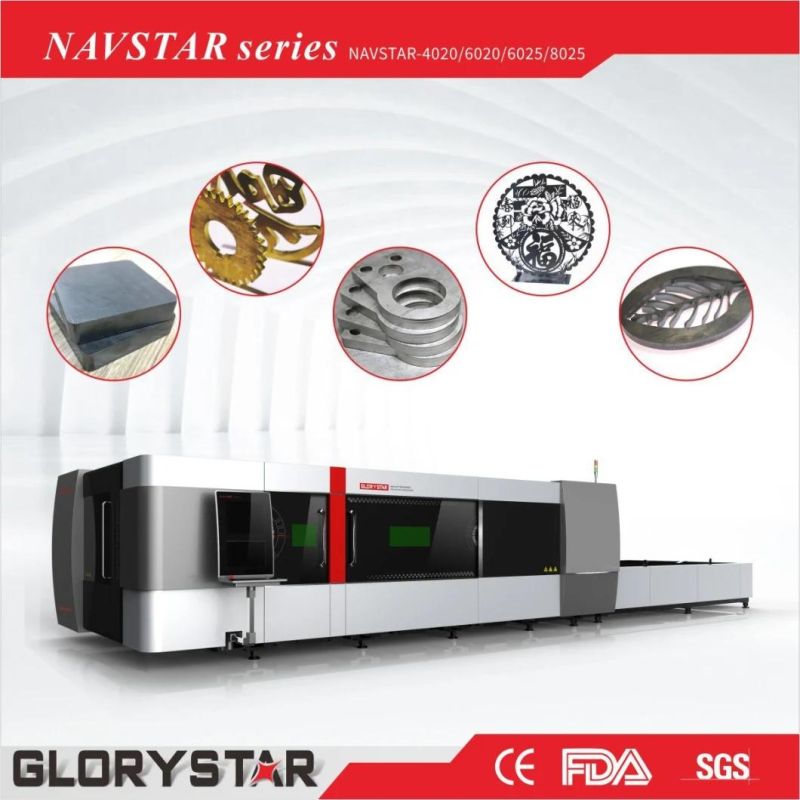 High Efficiency High Power Fiber Laser Metal Cutting Machine